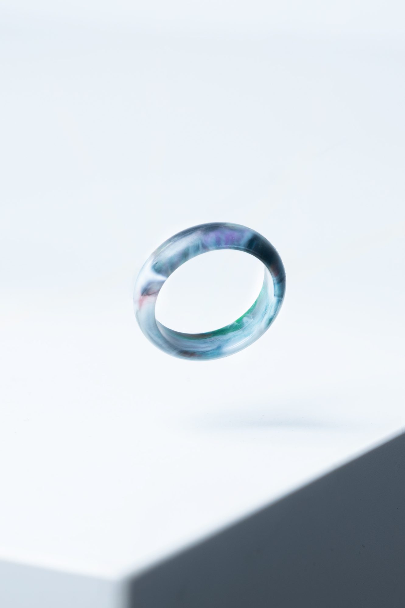 Anello in plastica riciclata