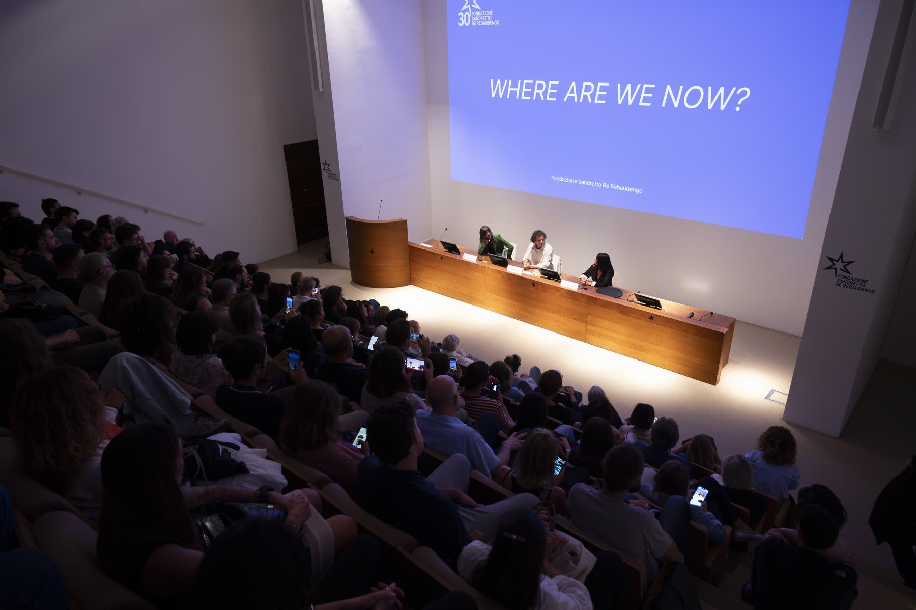 Talk in auditorium