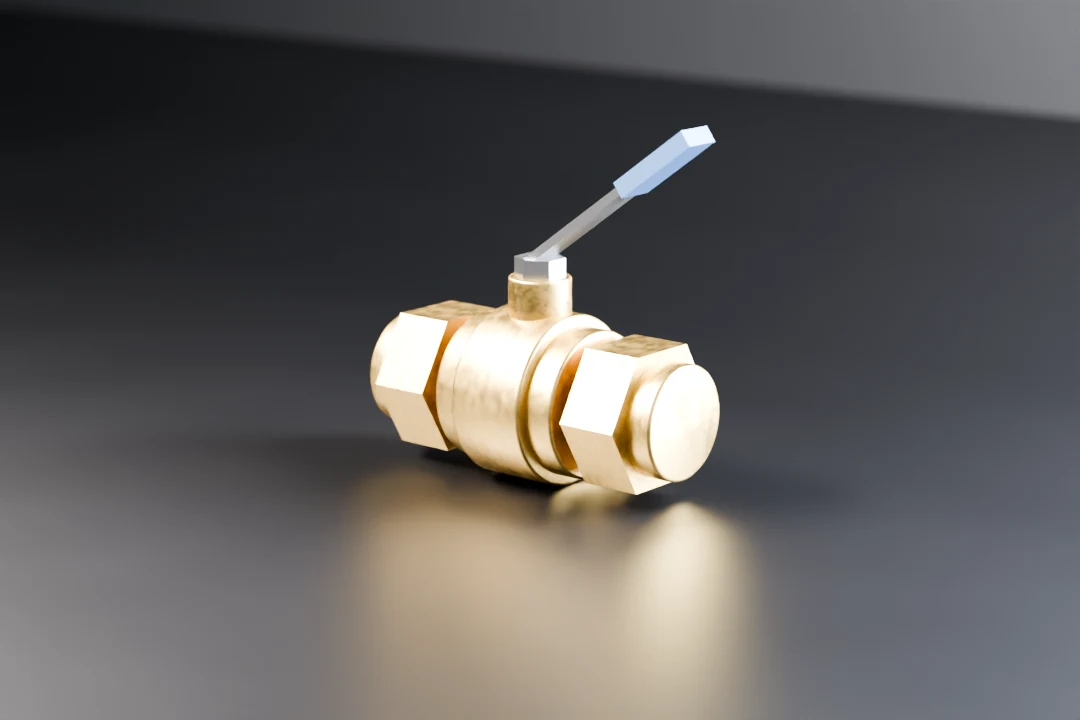 Render di una valvola